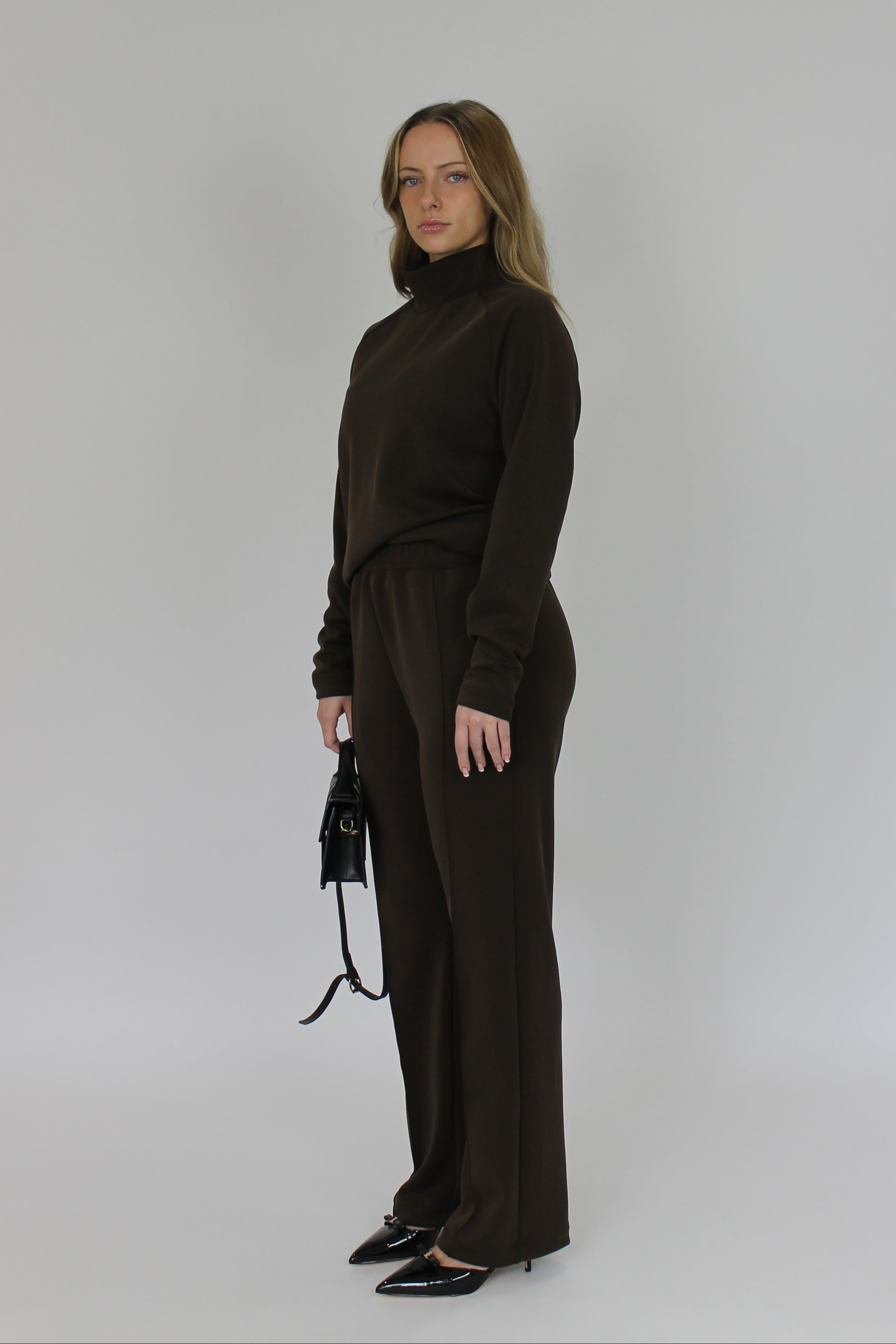 Modal High Neck Raglan Long Sleeve top – HENOC